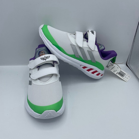 adidas Other - Adidas Fortarun Buzz CF Diseny Unisex Kids Running Shoes Size 3Y White GZ0642